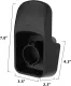 SKYFISH Non Rusting EV Charger Holder - Premium Wall-Mounted SAE J1772 Holster for Electric Vehicle Charging Cable Management,Nozzle Holster Dock with Screws Outdoor/Indoor (Holder & Organizer, Black)