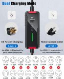Level 1 & 2 Portable EV Charger 40Amp 240V 9.6KW 25 FT Electric Vehicle Charging Stations with NEMA 14-50, Scheduled Charging Adjustable Current Smart WiFi APP Electric Car Charger for SAE J1772