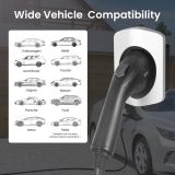Tera Home EV Wall Charger: UL Listed Pure Copper 20FT Charging Cable    Level 2 Electric Vehicle Charging Station with Cable Holder up to 32A 240V, Easy Installation Z2