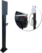 Pedestal -Mounted EV Charging Station EV Charger Pedestal for Tesla Charging Station New Energy Vehicle Charging Pile Charging Column Charging Lever EV Charge Stand Charging Pillar