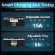 Level 1-2 Electric Vehicle Charging Cable 3.6KW 16A EV Portable Charger 20ft Cable NEMA 6-20/5-15 Plug Current Adjustable EV & Plug-in Hybrid Car Charger for SAE_J1772