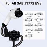 Tera EV Charger J1772 Extension Cable: ETL Certified 22 ft 40A Cord with Carrying Bag Strap 110V - 240V for Level 1 & 2 Charging Station Suitable for All SAE J1772 Type 1 Electric Vehicle