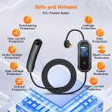 32Amp Level 2 Tesla Electric Vehicle Charger,110-250V Electric Car Charger, NACS EV Charger NEMA 14-50 Plug,18.5ft Extension Cord,EV Charger for Tesla Models 3/Y/S/