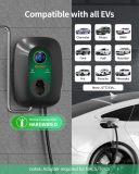 Level 2 EV Charger 48 Amp, Hardwired EV Charger Level 2, APP Control, Adjustable Current, Delay Timer, 25ft Cable, 240V J1772 Charger, EV Chargers for Home Level 2, FCC & ETL Certified, LCD Display