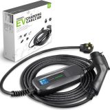 Morec 40Amp EV Charger Level 2 NEMA14-50 220V-240V Portable EV Charging Cable Faster ev Charging Station, Electric Vehicle Charger 20ft