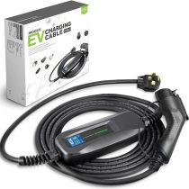 Morec 40Amp EV Charger Level 2 NEMA14-50 220V-240V Portable EV Charging Cable Faster ev Charging Station, Electric Vehicle Charger 20ft