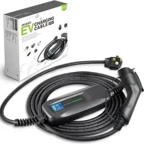 Morec 40Amp EV Charger Level 2 NEMA14-50 220V-240V Portable EV Charging Cable Faster ev Charging Station, Electric Vehicle Charger 20ft