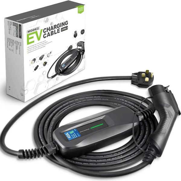 Morec 40Amp EV Charger Level 2 NEMA14-50 220V-240V Portable EV Charging Cable Faster ev Charging Station, Electric Vehicle Charger 20ft