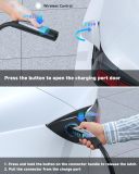 Portable Level 1/2 EV Charger for Tesla, 16Amp NACS Car Charger with 110V-240V, 25FT Extension Cable, NEMA 6-20 Plug, NEMA 5-15 Adapter, Home Mobile Wall Connector EV Charging Station for Tesla Cars