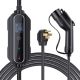 SBB Level 2 EV Charger, 32 Amp Adjustable NEMA 14-50 Extension Cord, 25ft Cable, 110V-240V Portable EV Charger with Dryer Plug Adapter, Electric Vehicle Charger Compatible with J1772 EV Cars