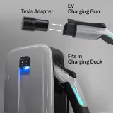 Schumacher Electric SEV1600HW - Level 2 EV Charger 50 Amp 240V - Hardwired Electric Vehicle Charger for 9X Faster Indoor/Outdoor Charging - Bluetooth/WiFi Connected Wall Charger