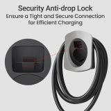 Tera EV Charger Holder for SAE J1772 Charger Heavy Duty Material Electric Car Wall Mount Connector Charging Cable Organizer Electric Vehicle Charging Station Car Accessories C01 Silver