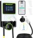 MR CARTOOL S311 Level 2 Electric Vehicle Charging Stations, APP Control EV Charger with 26FT Electric Car Charger Cable, 32A Smart EV Charger Compatible with All EV