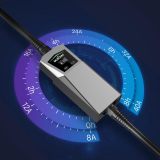 40 Amp EV Charger, Delayed Charging and Adjustable Current Electric Vehicle Portable Charger Level 2 EV Charging Station Compatible with SAE J1772 EVs (240 Volt, 24.6ft Cable, NEMA 14-50)