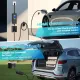 40 amp EV Charger Level 2 Portable EV Charging Station with 25FT Cable, 240V, NEMA 14-50 Plug with SAE J1772 Fast Charging for Indoor/Outdoor