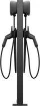 Eiffel Basic Dual Pedestal, Freestanding Multiple Electric Car Charging Stations Accessory for Pulsar Plus Electric Vehicle Chargers