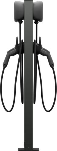 Eiffel Basic Dual Pedestal, Freestanding Multiple Electric Car Charging Stations Accessory for Pulsar Plus Electric Vehicle Chargers