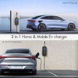 40Amp Level 2 Electric Vehicle Charger, 21FT EV Portable Charging Cable, EV Charging Station Adjustable Current, 240V Electric Car Charger, EV Charger Level 2 with NEMA 14-50 Plug for J1772 EVs