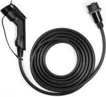 40A 20 Feet EV Charger Extension Cord for J1772 Electric Vehicle Charging Stations Black