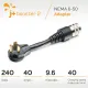 NEMA 6-50 Charger Adapter Plug for J+ Booster 2 | Portable Level 2 EV Charger for All Electric Vehicles (40 amps, 240V, 9.6kw)