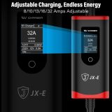 JX-E Level 2 EV Charger, Nema 14-50 Plug EV Chargers 32Amp 240V Home EV Level 2 Portable Charger for All SAE J1772 EVs, FCC and ROHS Certified Electric Vehicle Charging Station, 25FT
