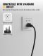 BougeRV Portable EV Charger Cable (16A, 25FT) EVSE Electric Vehicle Charging Station with NEMA5-15 for 110V Standard AC Outlet