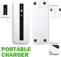 Morec 15A EV Charger Level 1 NEMA5-15P ev Charging Cable 100V-120V Portable EVSE SAE J1772 Plug Home Electric Vehicle Charging Station Compatible with All EV Cars 6m (20 feet)