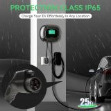 Level 2 EV Charger - 40 Amp 240V Electric Vehicle Charging Station for Home EV Charger Level 2 Compatible with J1772 EVS, Electric Vehicle Charger with 25Ft Charging Cable NEMA 14-50 Plug