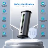 QPQ Level 2 EV Charger 32A 240V NEMA 14-50P, Portable Electric Vehicle Charging Stations with Adjustable Current/Timing Delay, 21FT Level 2 Charger with EV Charger Box Holders for J1772 Evs