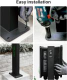 Autel Ev Charger Connector Pedestal, Freestanding Electric Car Charging Stations Stand Accessory, Corrosion Resistance, 403 Stainless Steel, Fits for All Autel Level 2 Chargers