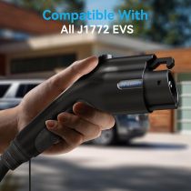 Level 2 EV Charger - 40 Amp 240V Electric Vehicle Charging Station for Home EV Charger Level 2 Compatible with J1772 EVS, Electric Vehicle Charger with 25Ft Charging Cable NEMA 14-50 Plug