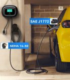 Level 2 EV Charger - 40 Amp 240V Electric Vehicle Charging Station for Home EV Charger Level 2 Compatible with J1772 EVS, Electric Vehicle Charger with 25Ft Charging Cable NEMA 14-50 Plug
