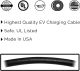 20ft 48amp J1772 EV Extension Cable, Made in USA - for Electric Vehicle Charging Stations, Carrying Bag, Ultra-Flex Cable, UL Listed Parts