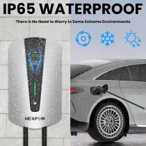 NEXPOW Level 2 EV Charger, Max 48A Adjustable Current Electric Vehicle Charging Station, Suitable for All J1772 EV, with NEMA 14-50 Plug, 240V Smart Home EVSE with 25FT Cable and WiFi Enabled