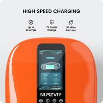 Level 2 EV Charger for Home 40 Amp Plug-in Electric Vehicle Charging Station with Tesla Charger Adapter, Compatible with Tesla Model 3, Y, S, X