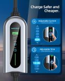 G1 Level 2 EV Charger(40Amp, 240V, NEMA 14-50P), Portable Electric Car Charger Adjustable Current/Timing Delay, 20FT Cable, Plug-Play EV Charging Station Wall-Mounted Home EVSE SAE J1772 EVs