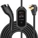 JX-E Level 2 EV Charger, Portable SAE J1772 Electric Vehicle Charger Plug-in Home Outdoor EV Charging Station with NEMA 14-50 Plug, Adjustable Current/Timing Delay, 32 Amp 240 Volt, 25FT