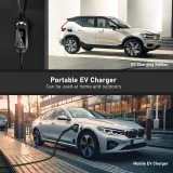 Electric Vehicle Charger, 40A Level 2 EV Charger, EV Portable Charger, Plug-in EV Charging Station with NEMA 14-50 Plug, 21FT Cable Works with J1772 EV and Hybrid Vehicles for Home and Outdoor