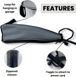 EV Charger Holder + Cover | Accessory for Electric Vehicle Charging Stations | Electric Vehicle Charging Equipment | Electric Vehicle Charging Station Accessories (Curved)