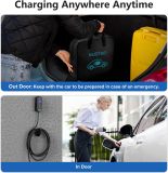 Level 2 Portable EV Charger (32 Amp, 110V-240V, 20ft，NEMA 14-50P),IP65 Waterproof, LCD Screen Electric Vehicle Charger Plug-in EV Charging Station with Delay Function for All J1772 EVs