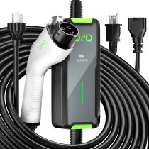 QPQ Level 1&2 EV Charger, 16A Portable Electric Car Charger, 110-240V 21FT Electric Vehicle Charging Stations with NEMA 6-20 Plug & NEMA 5-15 Adapter for J1772