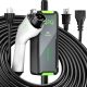QPQ Level 1&2 EV Charger, 16A Portable Electric Car Charger, 110-240V 21FT Electric Vehicle Charging Stations with NEMA 6-20 Plug & NEMA 5-15 Adapter for J1772