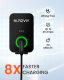 Level 2 EV Charger for Home - NURZVIY 40 Amp Plug-in Electric Vehicle Charging Station with WiFi/Bluetooth, NEMA 14-50 EVSE, 90~260V, Plug and Play Convenience