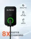 Level 2 EV Charger for Home - NURZVIY 40 Amp Plug-in Electric Vehicle Charging Station with WiFi/Bluetooth, NEMA 14-50 EVSE, 90~260V, Plug and Play Convenience