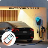 Level 2 EV Charger for Home 40 Amp Plug-in Electric Vehicle Charging Station with App Control, NEMA 14-50 EVSE, Smart Plug and Play