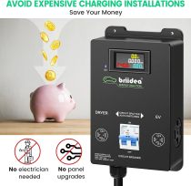 briidea Automatic Power Switch for Dryer and EV, Fast Charge Your EV, NEMA 14-30