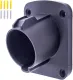 SKYFISH Non Rusting EV Charger Holder - Premium Wall-Mounted SAE J1772 Holster for Electric Vehicle Charging Cable Management,Nozzle Holster Dock with Screws Outdoor/Indoor