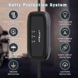 Portable EV Charger Level 1, 15Amp 110V, Electric Vehicle Charger with 21Ft Cable,NEMA 5-15P for Plug-in Home EV Charging Station,Compatible with SAE J1772 EVs and Tesla(Adapter Required)