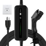 BESENERGY 15A EV Charger, Level 1+2 J1772 EVSE 20ft Home 110V-240V IP65 Portable Charge Station Compatible with All EV Cars.(Black)