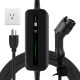 BESENERGY 15A EV Charger, Level 1+2 J1772 EVSE 20ft Home 110V-240V IP65 Portable Charge Station Compatible with All EV Cars.(Black)